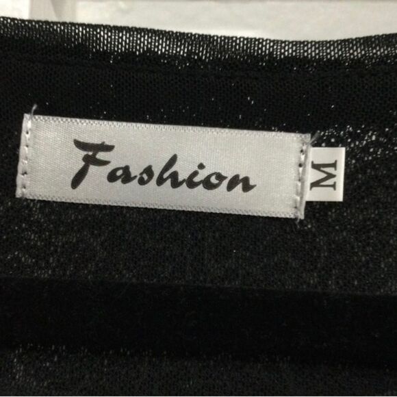 Fashion Tank Top Women’s Size Medium Color Black Sequence - Picture 6 of 13